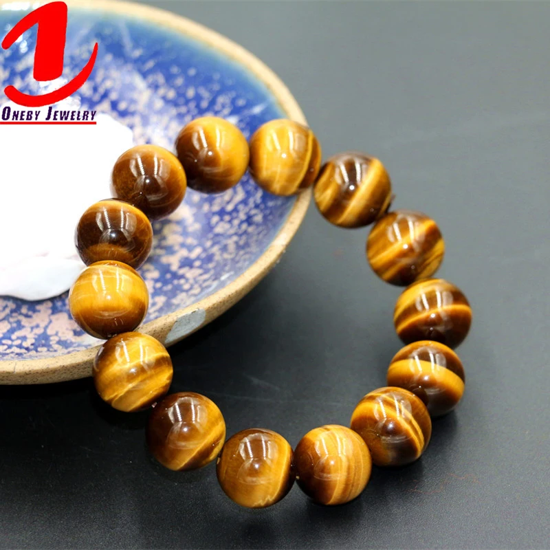 

Feng Shui Wish Adjustable Luxury Gem Stone Bead Tiger Stone Bracelet