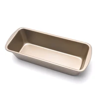 

23.4cm Gold Rectangle Carbon Steel Non-Stick baking Bread Loaf Pan