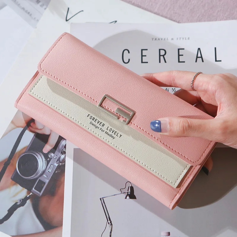 

New three fold hand bag multi function PU leather bag Wallet