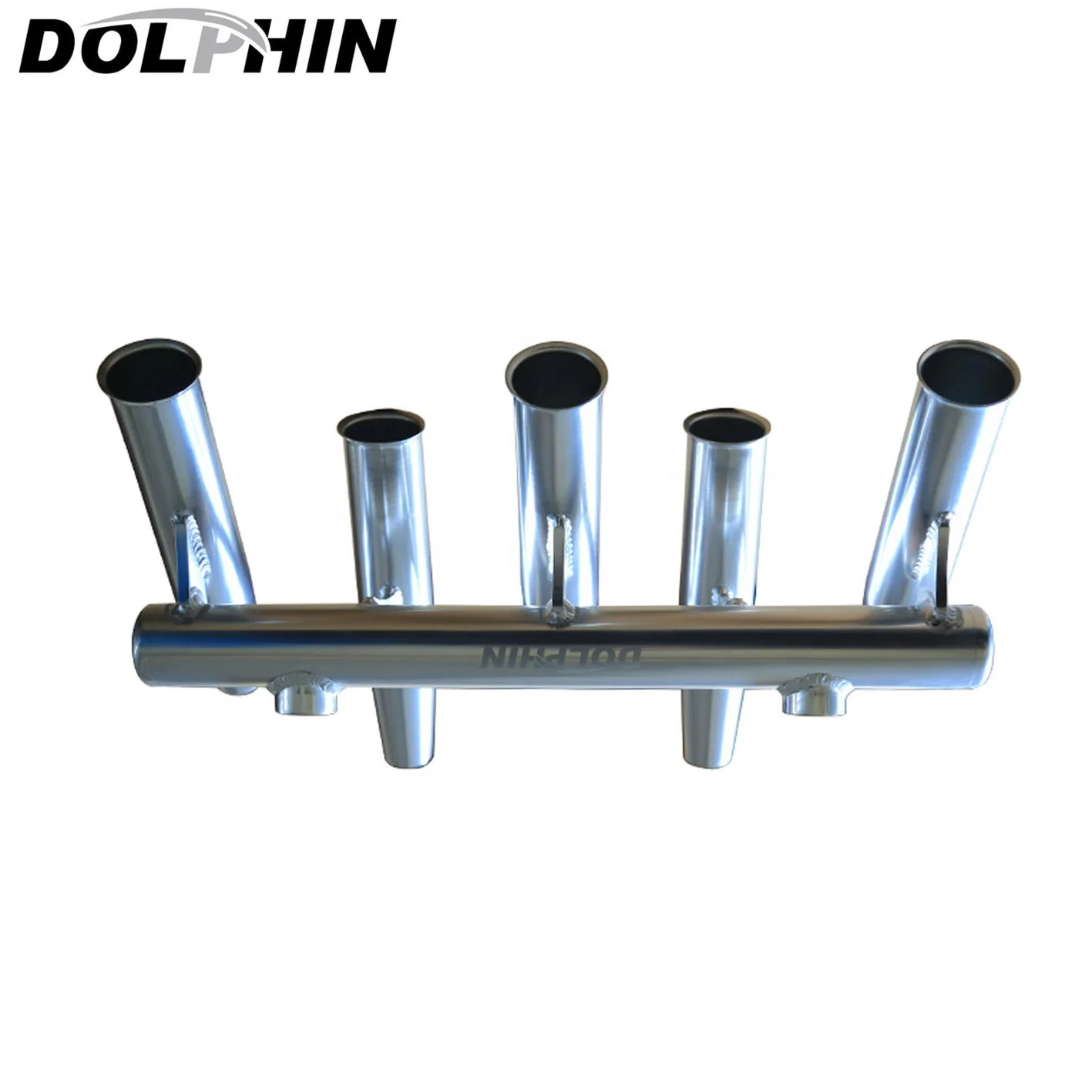 

Dolphin 5 Rod Holder |Fishing Console Boat T Top Rocket Launcher Anodised