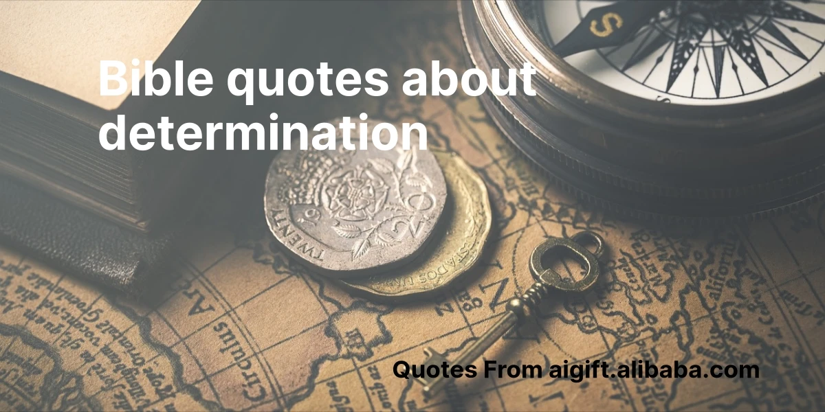 bible quotes about determination