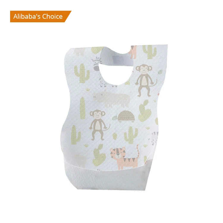 
Oem Best Price Disposable Customised Baby Plain Children Baby Bib Private Label 