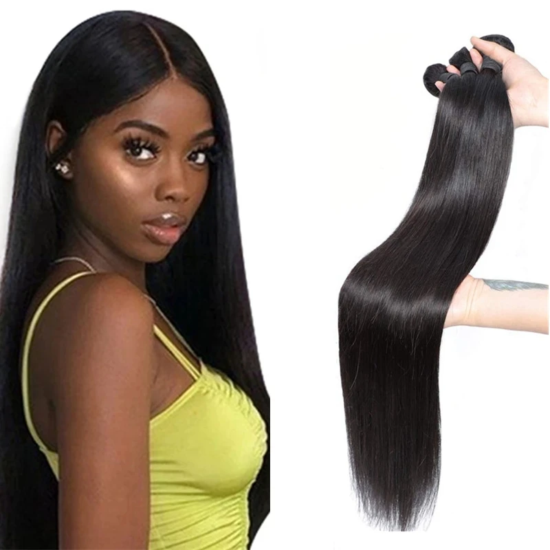 Good Quality Cheap Brazilian Hair Extensions Vendor 100% Real Human Hair Bundles Virgin Cuticle Aligned Hair Weave Bundles