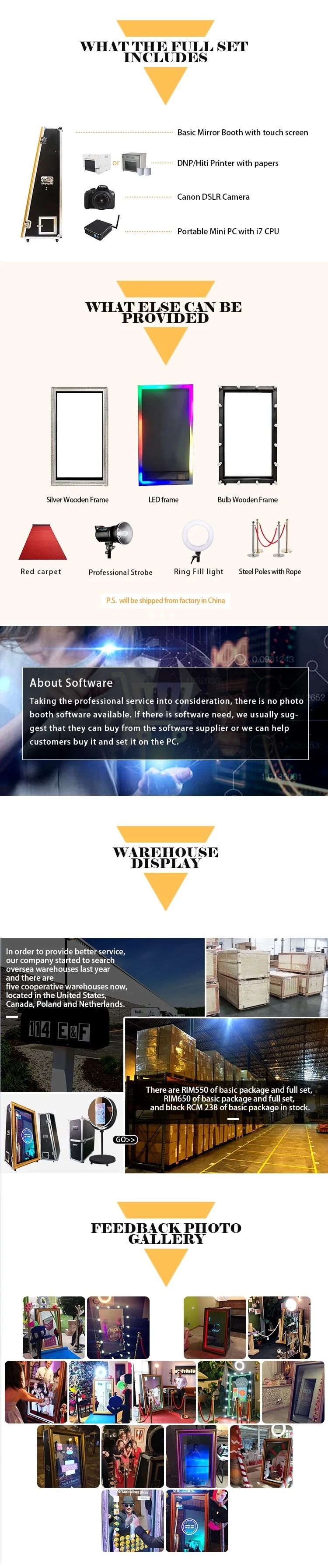 wholesale mirror photo booth