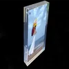 Wholesale light clear plexiglass funia photo frame with magnet acrylic magnetic photo frame