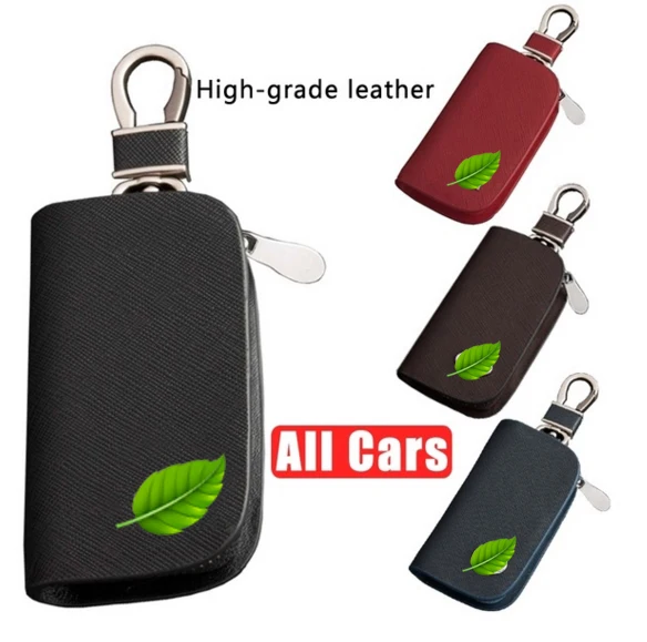 

Mcow 2021 New Fashion Zip Men Genuine Cow Leather Car Key Wallets