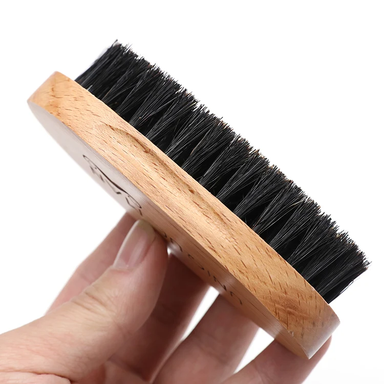 
100% nature beech wood boar bristle hair RTS fast dispatch beard brush  (62223636373)