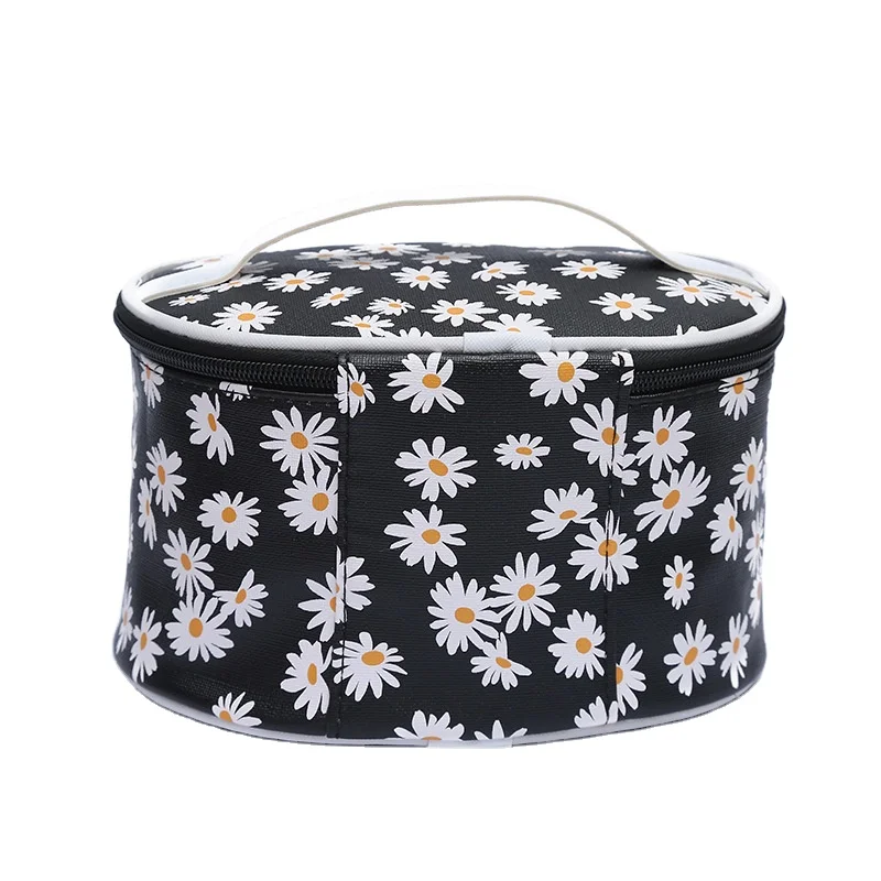 

2021 Hot Sale Makeup Train Case With Floral Pattern Waterproof Toiletry Bag Designer Cosmetic Bag For Women, 5 colors