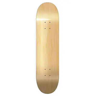 5X 8" 8 Layer Blank Skateboard Decks Natural Old School Maple Deck UK 