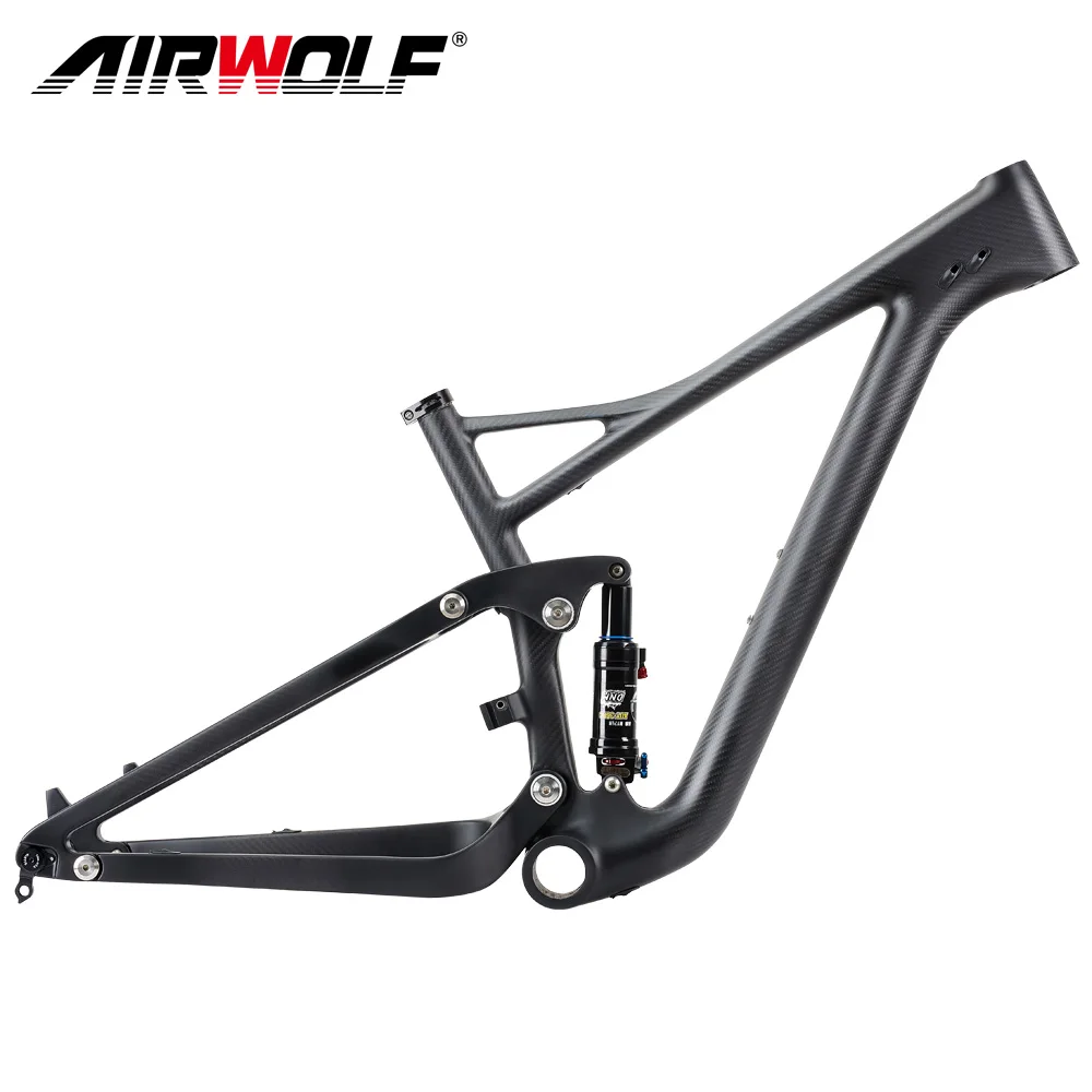 

AIRWOLF 29ER Full Suspension Carbon Mountain Bike Frame Shock 190*51MM Enduro MTB Frame