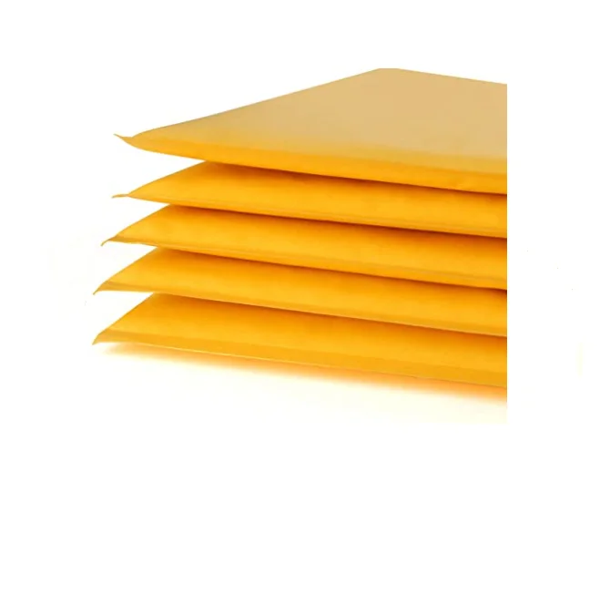 

XuQian Yellow Kraft Envelopes Shipping Bags for Jewelry Package