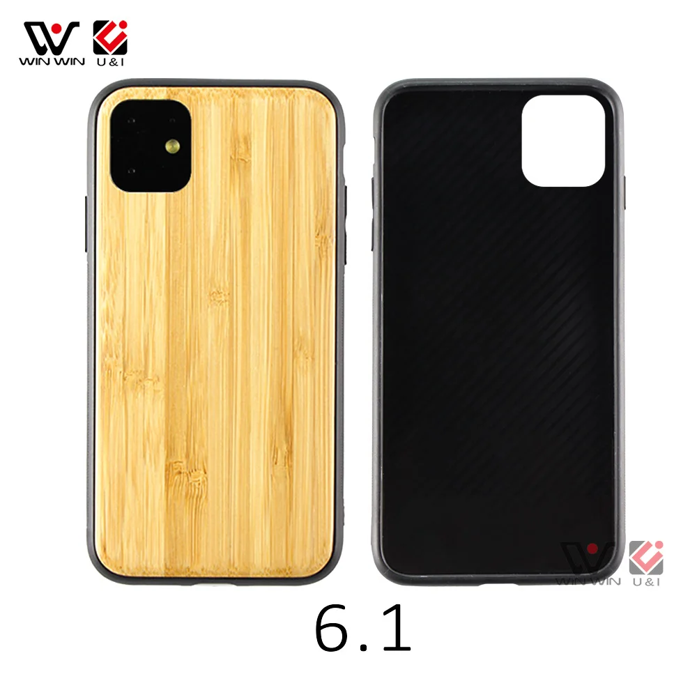 

OEM Blank Plain Thin Bamboo Smart Wood Phone Case For iPhone 6 7 8 Plus, Customized