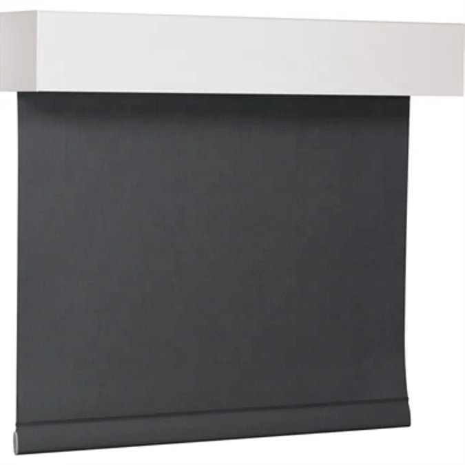 New Design Square Fascia Roller Shades Google Home Alexa Smart Tuya Wifi Roller Blinds with Cover Cassette Valance for Window