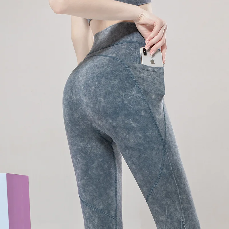 

One-piece cutting Yoga Fitness Pants Soft Naked-Feel Sport Yoga Pants High Waist Gym Jogging Fitness Athletic Legging