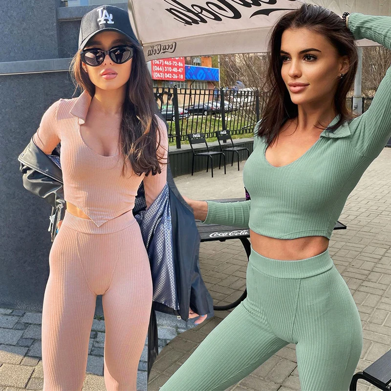 

Breathable High Waist Yoga Pants Seamless Women Sexy Stretch Pants Leggings Custom Gym Clothing Women Long Sleeve Yoga Set, As pictures