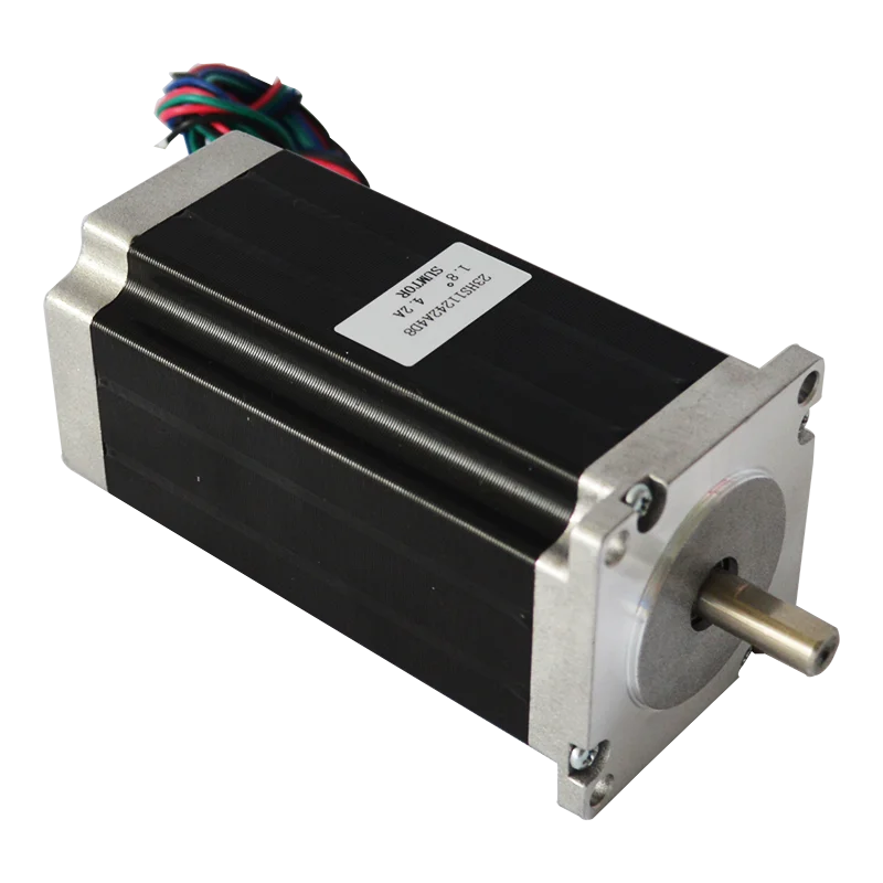 

57HS11242A4D8 German warehouse stock Nema 23 1.8 degree 3N.M Hybrid step motor length 112mm shaft diameter 8mm