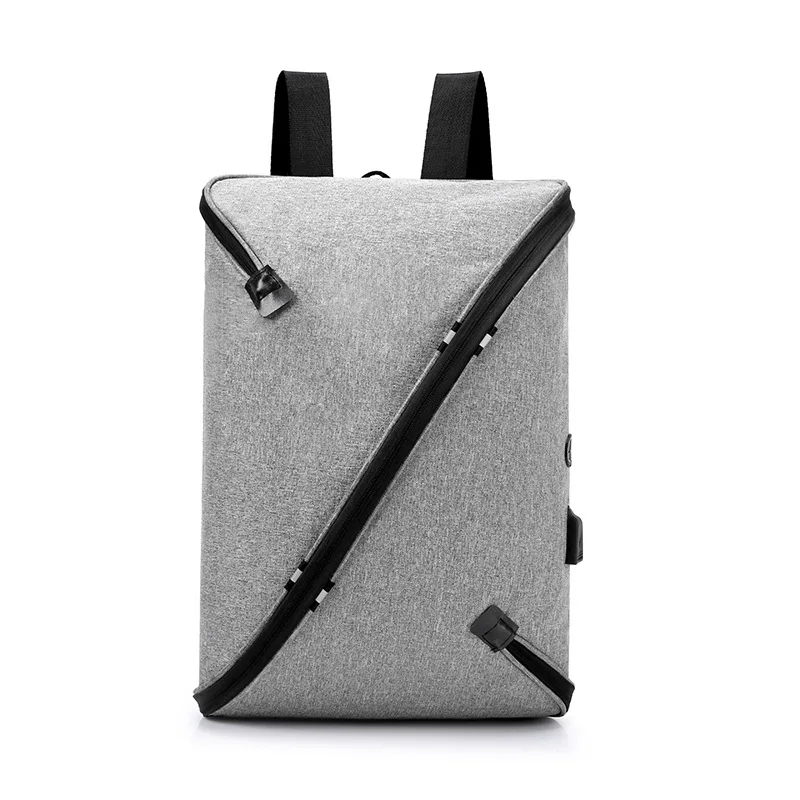 

2021 China New Slim Laptop Backpack Multifunction Waterproof Backpack Bag With USB For Men, 2 colors or customized