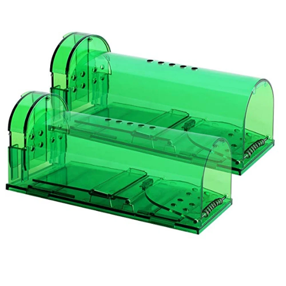 

OEM Hot Sale 2020 Smart Humane Live Tunnel Mouse Trap Plastic Mouse Trap Cage For Human To Control Mice