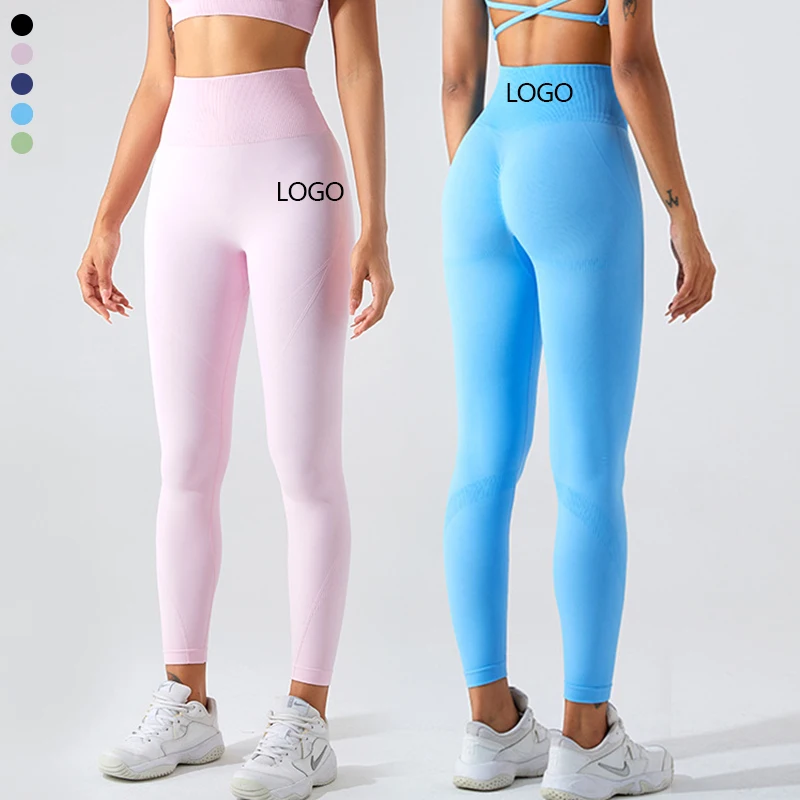 

XW-MS0166 Wholesale OEM Fitness High Elasticity Leggings Gym Sportswear Workout Pants With Scrunch Breathable Yoga Leggings