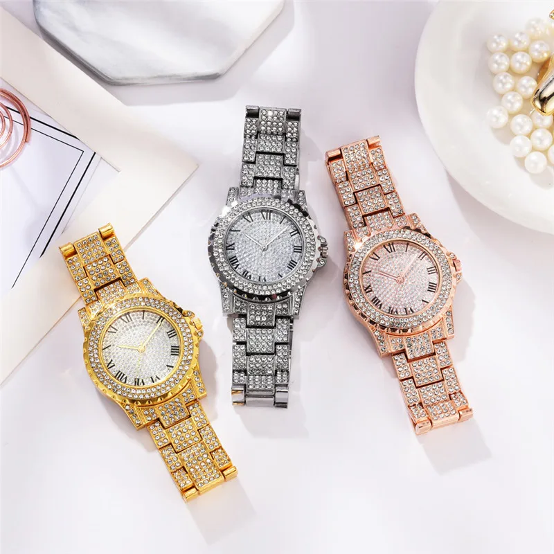 

WJ-10382 Wholesale New Latest 2021 Light Jewelry Elegant Stainless Steel Wrist Luxury Watch Woman Luxury Quartz Diamond Watches