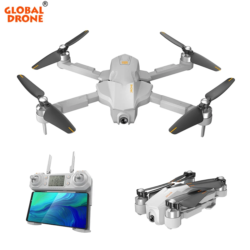 

GW90 Pro Global Drone Drones 4K with HD Dual Camera GPS Servo Gimbal 28mins Flight Time A Smart Drone VS Mavic 2 Pro, Gray