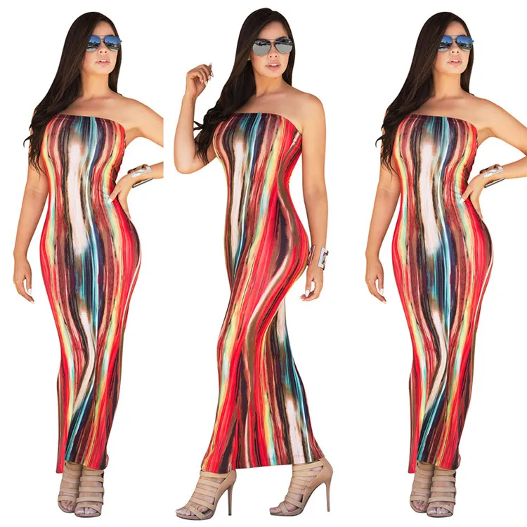 

Summer 2021 New Design Fashion Super Stretch Women'S Slim Sexy Plus Size Women Clothing Plus Size Women Clothing Dresses