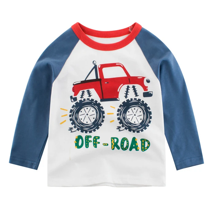 

Wholesales Fashion Kids 2021 Cartoon 100% Cotton Casual Shirts Baby Boy In Bulk Tee T-Shirt T -26