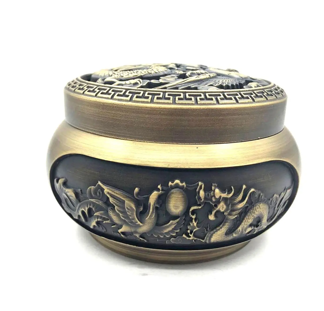 Chinese Pure Brass Incense Burner Incense Fragrance Censer For Home Incense Meditation In Stock