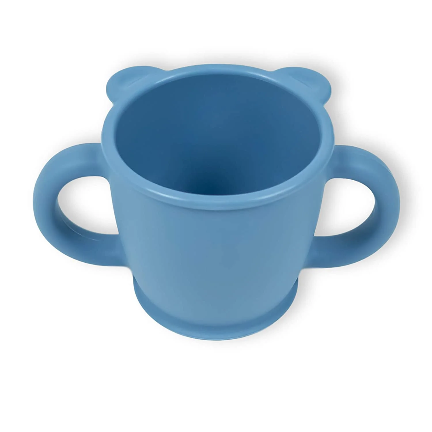 

Silicone Baby Training Cup with Two Handles, Drop-proof Cup, Customized color acceptable