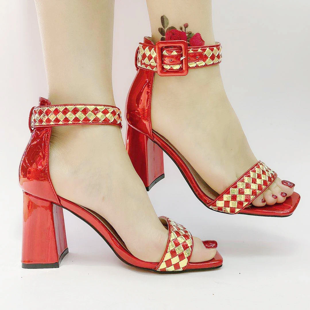 

2020 Latest Fashon Design Summer Footwear High Heeled Shoes Ladies Woman Pumps New OEM Customization Female Italian Sandals