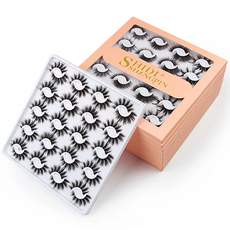 

20 pairs of 3D mink fake eyelashes mink lashes wholesale eyelashes vendor