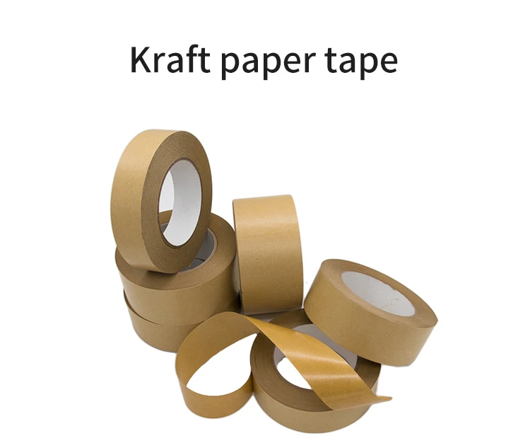 Easy to tear kraft paper tape printing kraft paper roll
