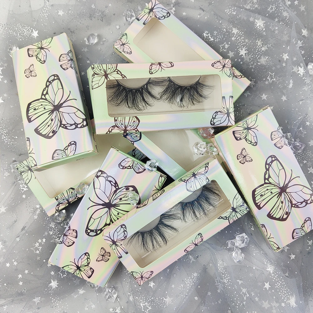 

3D 25mm mink eyelashes luxury eyelash whole sale false mink eyelashes custom private label box lash packaging
