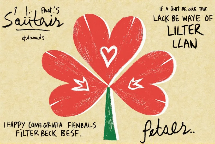 Crimson clover plant blooming in field