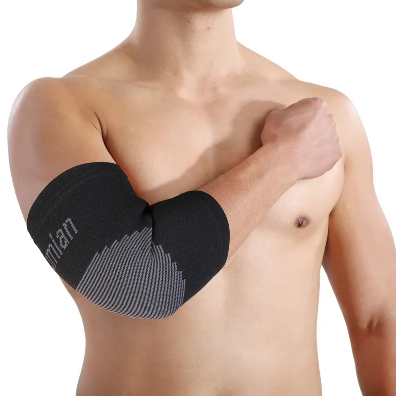 

Elbow Protect Support Sleeve Pad High Elastic Sports Outdoor Cycling Gym Elbow Guard Brace Black