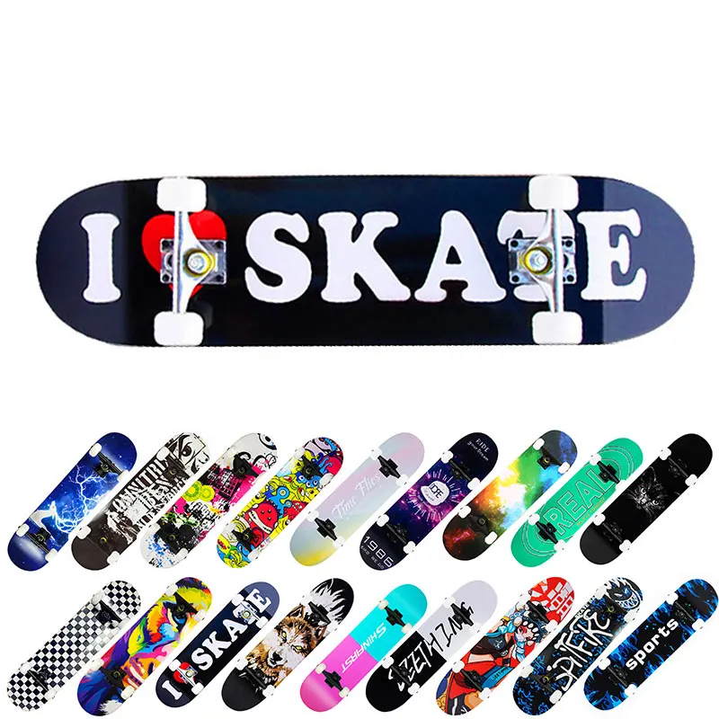 

2021 Hot Selling Wholesale 80x20cm Double Rocker Skateboard