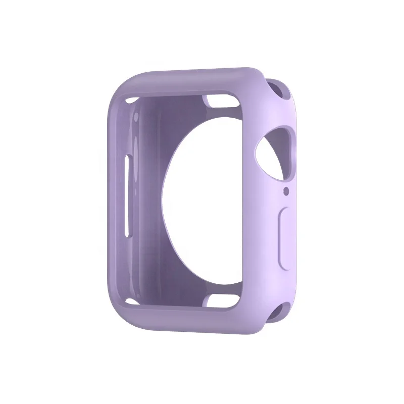 

Compatible with Apple Watch Case 40mm Series 3 2 Premium Soft Flexible TPU Protective Bumper Cover Protector for iWatch, Black