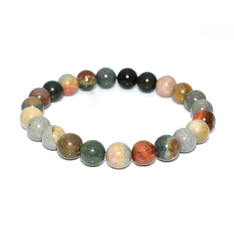 

Trade Insurance  High Grade Natural American Picture Jasper Bracelet