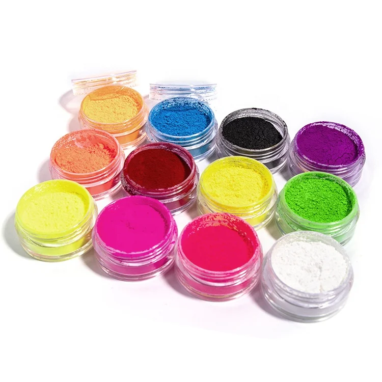 

Private Label Custom 12 Colors High Pigmented Neon Loose Powder Pigment Eyeshadow Pigments