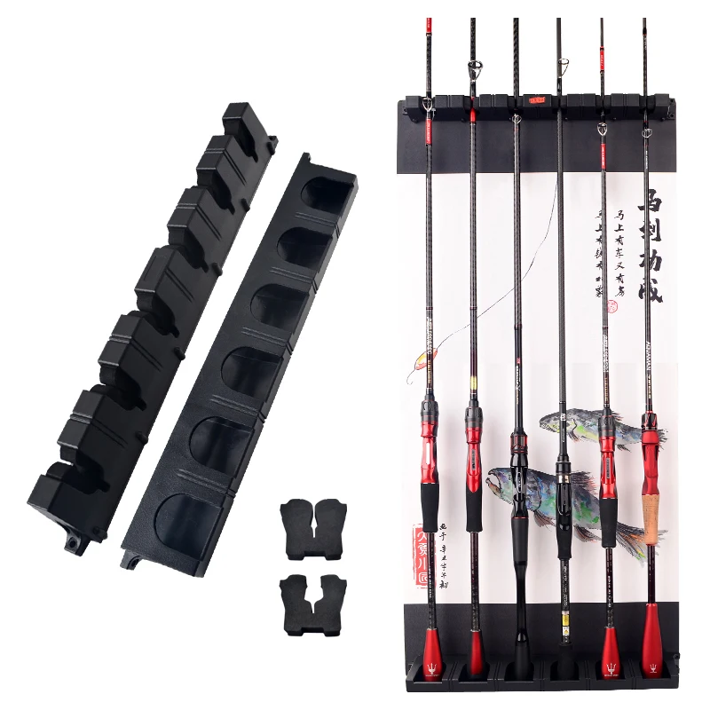 

Fishing Rod Rack Fishing Pole Holder Stand Storage Tool