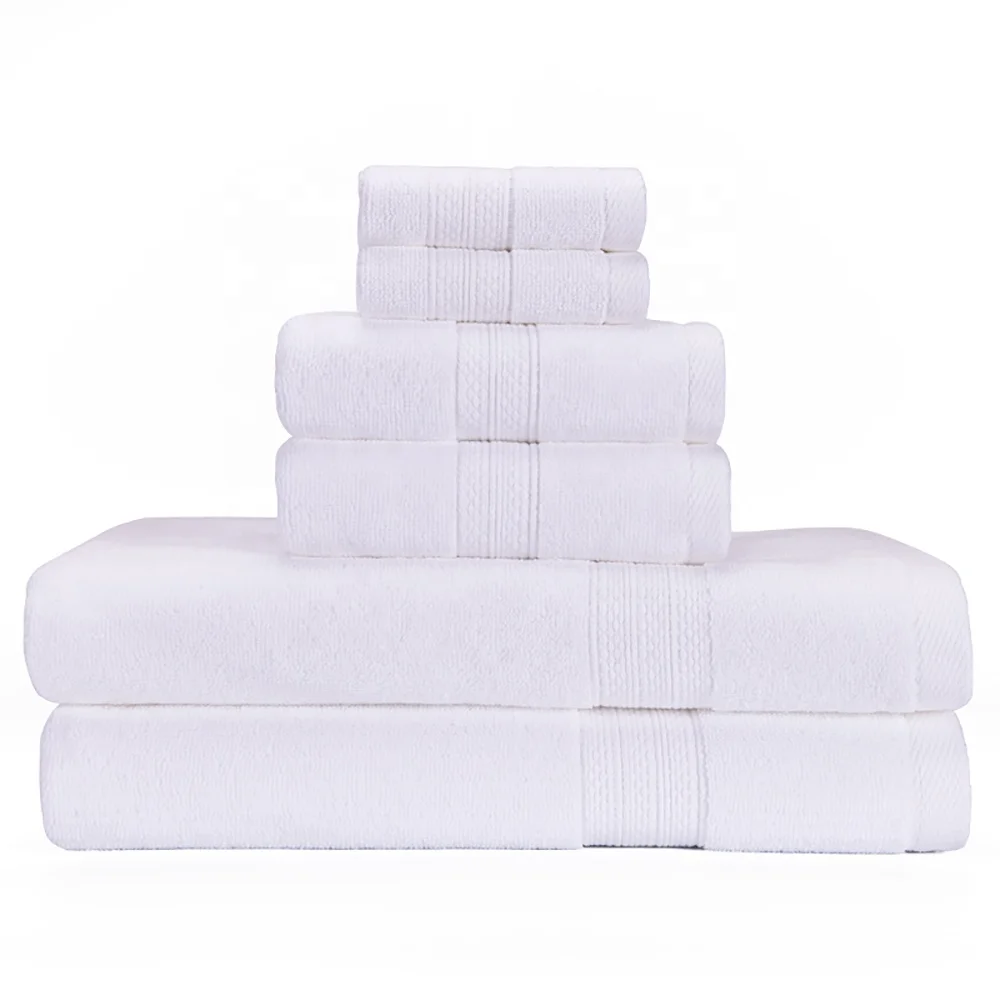 
Wholesale 100% Cotton Luxury Plain Towel, Face Cloth Hand Towel Bath Towel Set 