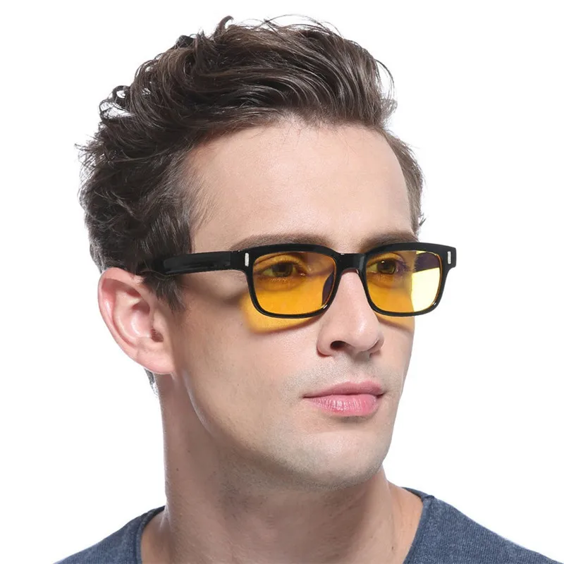 

New Arrival Fashion Night Vision Glasses Blue Light Blocking Anti-Glare Eyeglasses for Driving Gaming Anti Eye Strain