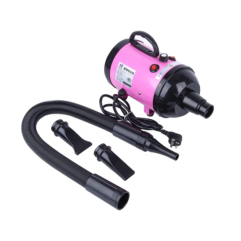 
Factory direct sales 2600W Single motor low noise fast grooming dog force turbo water cleaning pet hair blower dryer 