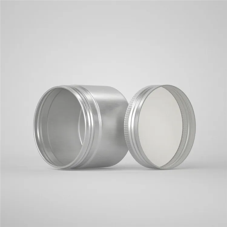 60g/ml unique candle jar aluminium tea tin factory cans spices tin coffees with screw lid