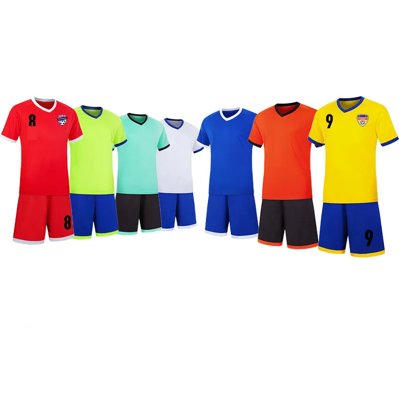 

New Design DIY Imagine Training Sets Quick Dry Sweat-wicking Sports Sets 2pcs High Stretch Soccer Uniform Football Jerseys, Customized colors