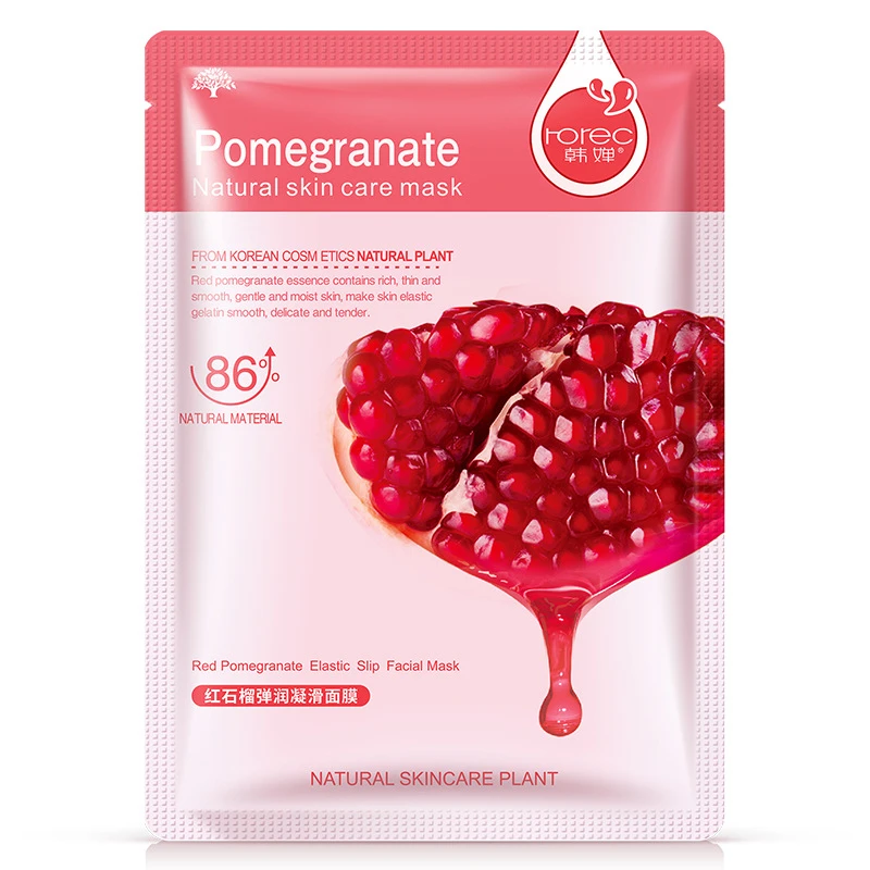 

OEM ODM Private Label Wholesale Beauty Face Korean Skin Care Fruits Mask Nourishing Moisturizing Mask Sheet