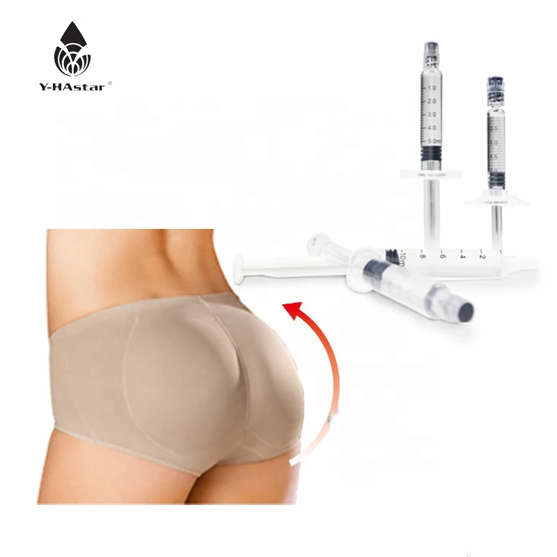 

Long lasting dermal filler buttocks enlargement injection hyaluronic acid with 20ml, Transparent