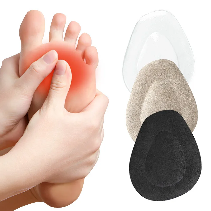 

Gel Metatarsal Ball Of Foot Insoles Pads Non slip Anti wear Front foot pad High Heels Half Size Pad Water Drop foot care