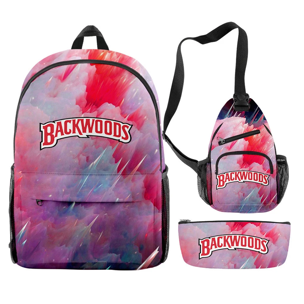 

Amazon Hot Sale Women Men 3Pcs/Set Laptop Book Bag Crossbody Ladies Pocket Backpack Shoulder Bag Set