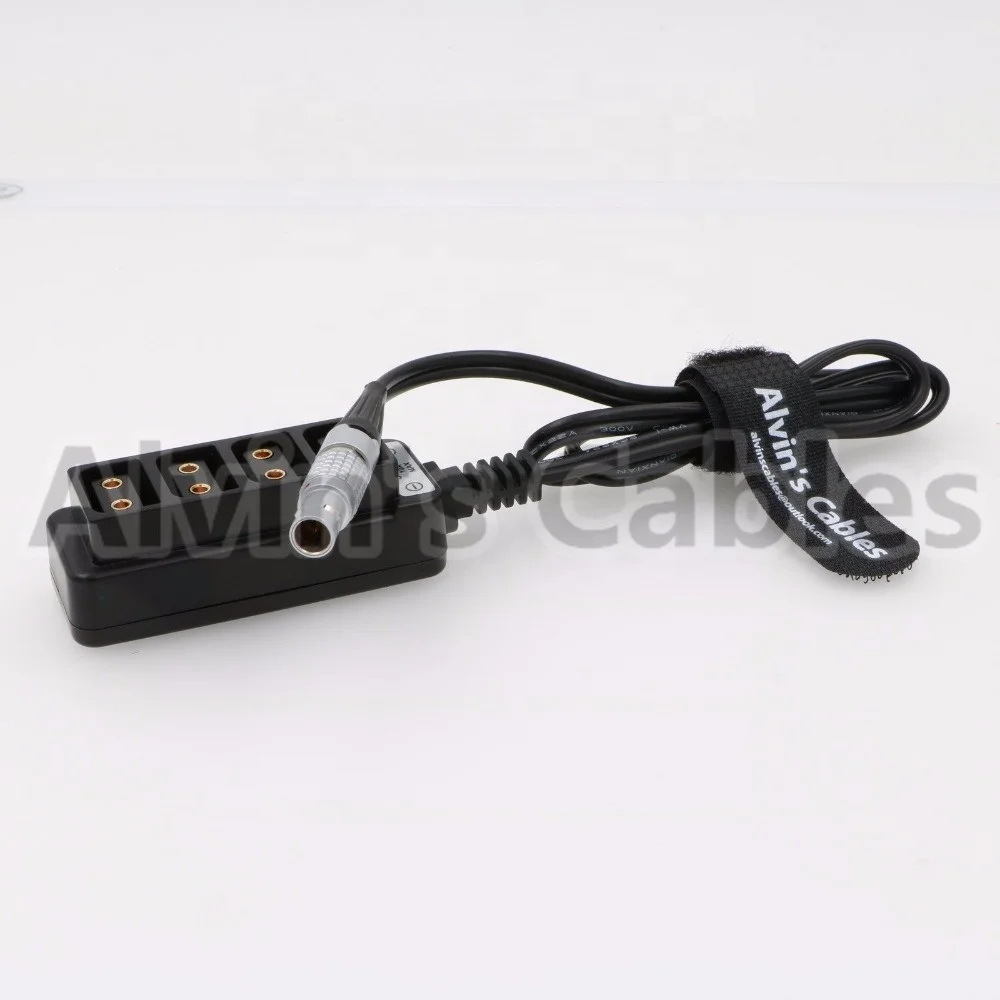 
3 Pin Male Steadicam Zephyr to 4 Port D-tap Female Splitter Cable 